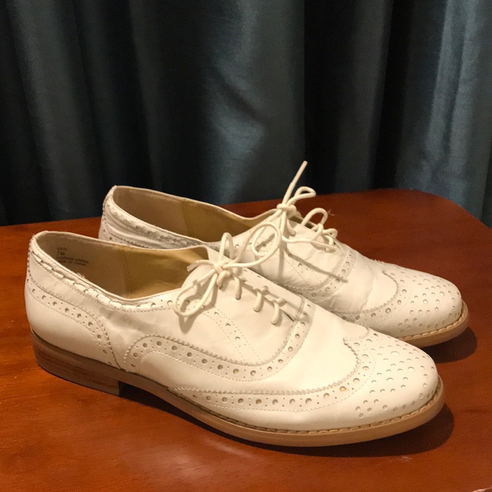 Blake Scott Oxford Leather Loafers - Women Size 7